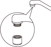 泡沫水栓（外ネジ用）